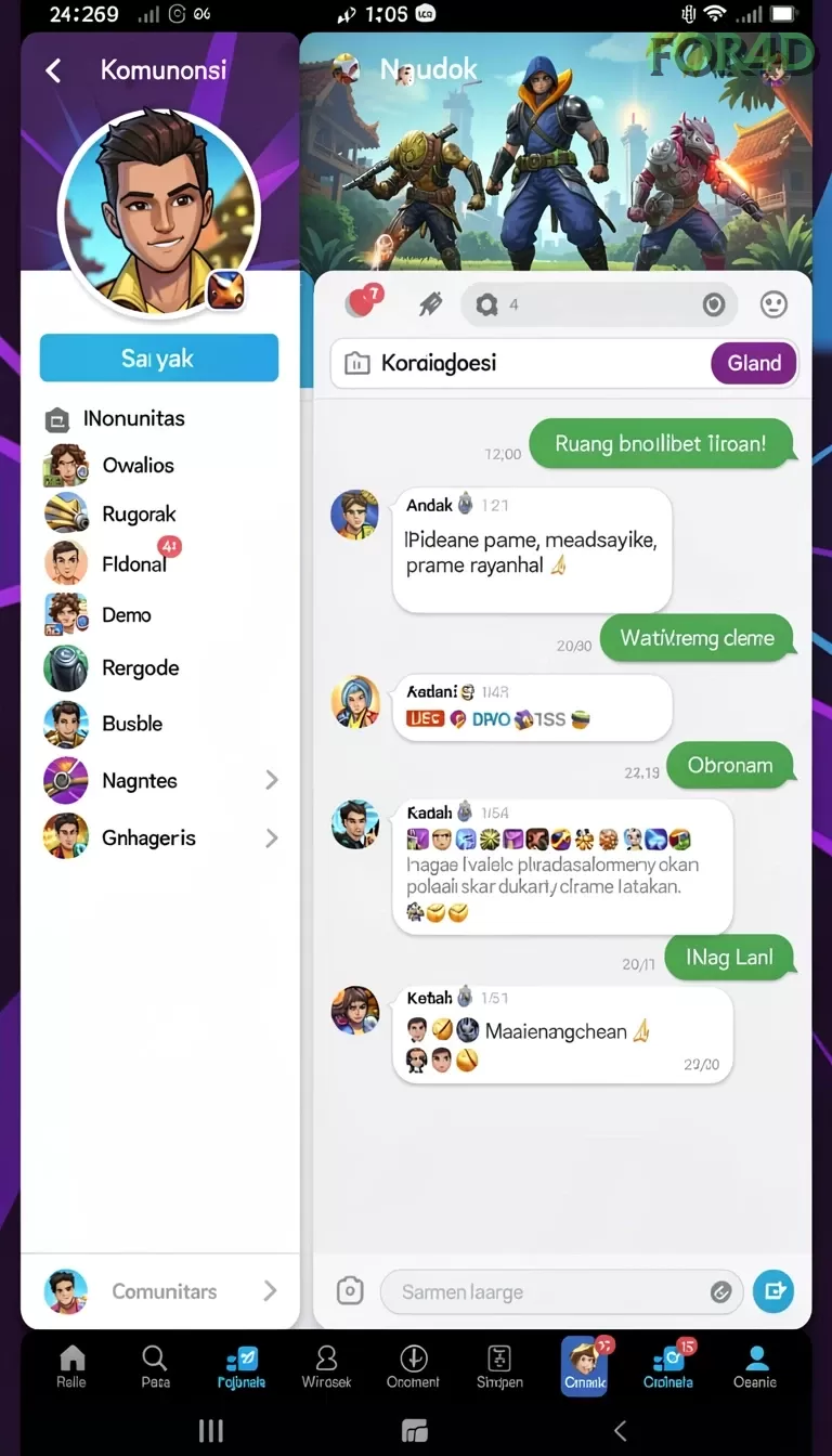 Cuplikan layar HALOBET — menu navigasi